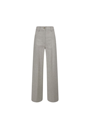 Forte_Forte Gray Viscose Casual Pants - II/M