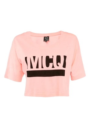 Alexander McQueen Pre-Owned 2024 logo print cotton t-shirt - Pink