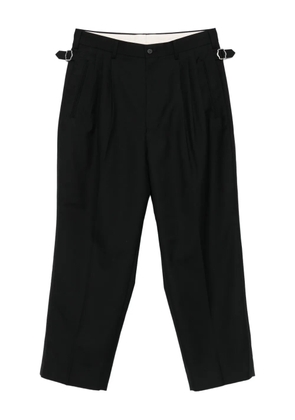 Comme des Garçons Homme pleated-pocket trousers - Black