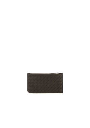 Bottega Veneta Brown Calfskin Cardholder