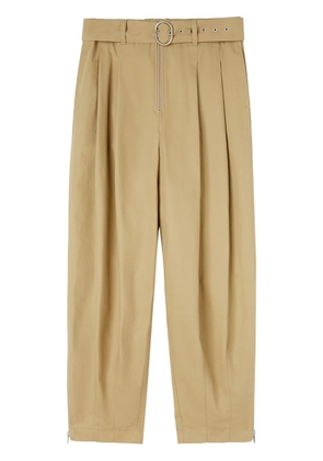 Jil Sander belted wide-leg trousers - Neutrals