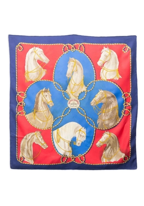 Hermès Pre-Owned 1974 Brides Legers scarf - Blue