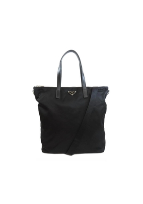 Prada Black Nylon Tote Bag