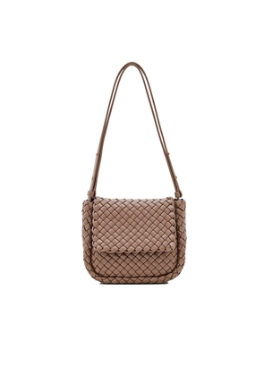 Bottega Veneta Brown Lamb Leather Shoulder Bag