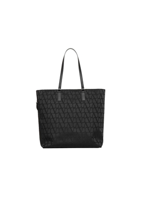 Valentino Garavani Black Cotton Tote Bag