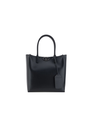 Valentino Garavani Black Calfskin Tote Bag