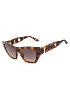 Guess Brown Resin Sunglasses