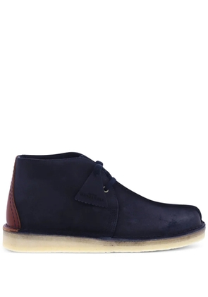 Clarks Originals Trek Hi 'Dark Navy Suede' desert boots - Blue
