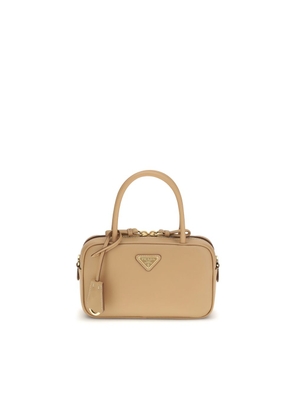 Prada Beige Calf Leather Bos Taurus Handbag