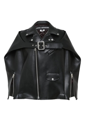 Junya Watanabe x Comme des Garçom buckle faux-leather jacket - Black