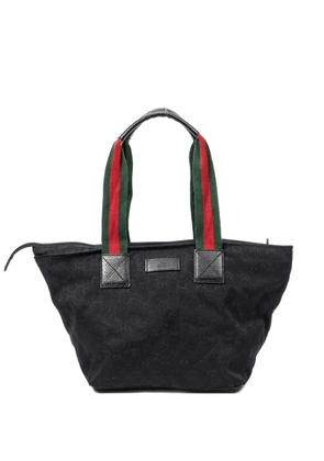 Gucci Pre-Owned monogram-pattern handbag - Black