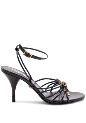 Versace 85mm Medusa-appliqué heeled sandals - Black