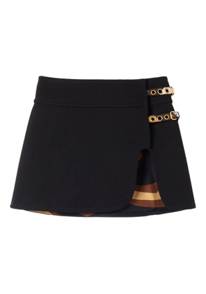 PUCCI buckle-detailed mini skirt - Black