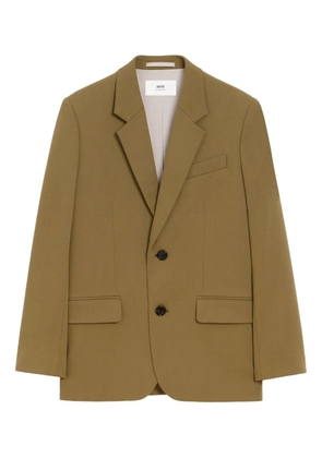 AMI Paris single-breasted blazer - Green