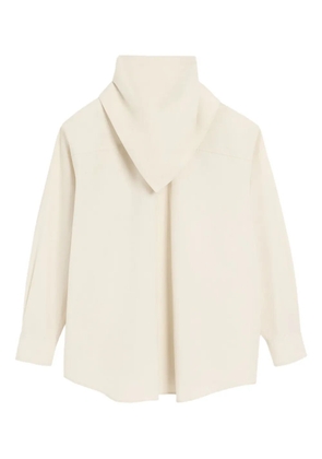 AMI Paris long-sleeved cotton bandana blouse - Neutrals