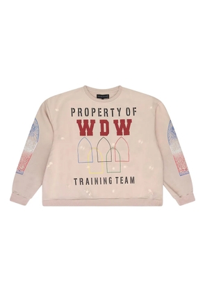 Who Decides War crew-neck sweatshirt - Neutrals