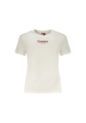 Tommy Hilfiger Bianco Cotton Women T-Shirt - XS