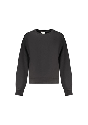Calvin Klein Black Cotton Women Sweatshirt - XS
