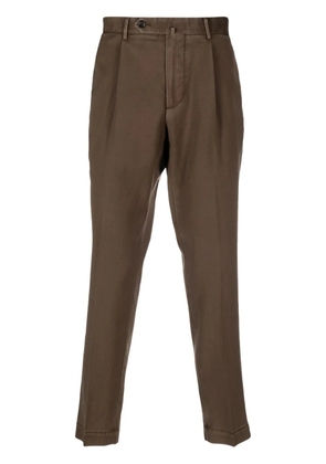 Dell'oglio tapered-leg tailored trousers - Brown