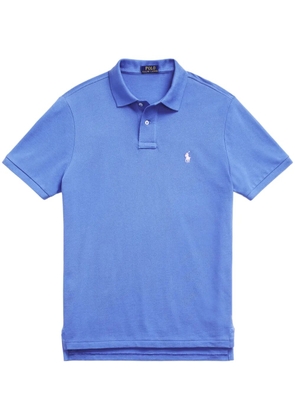 Polo Ralph Lauren Polo Pony-embroidered piqué polo shirt - Blue