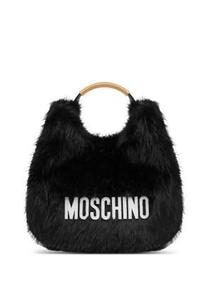 Moschino faux-fur tote bag - Black