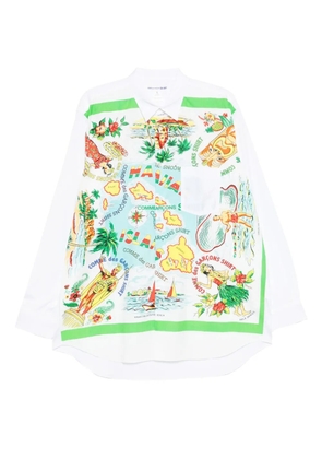 Comme Des Garçons Shirt graphic-print shirt - White