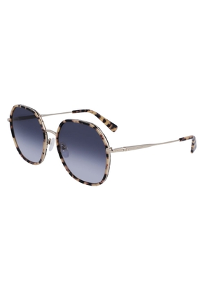Longchamp Gold Metal Sunglasses