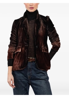 Avant Toi flap-pockets buttoned jacket - Brown