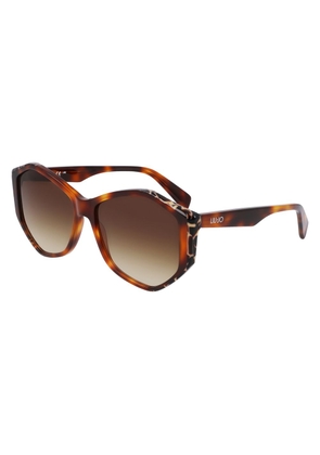 Liu Jo Brown Acetate Sunglasses