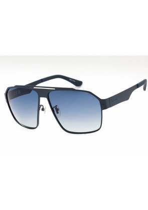 Police Blue Metal Sunglasses