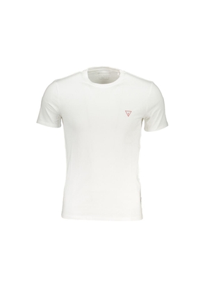Guess Jeans White Organic Cotton Men's T-Shirt - M