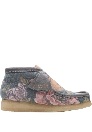 Clarks Originals Wallabee 'Blue Floral' boots