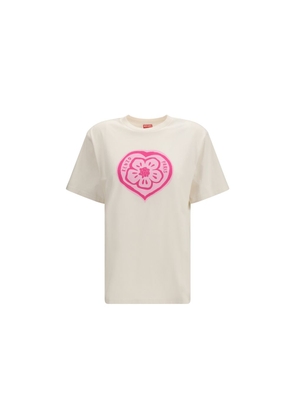Kenzo White Cotton T-Shirt - L