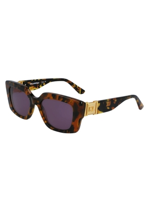 Karl Lagerfeld Brown Acetate Sunglasses