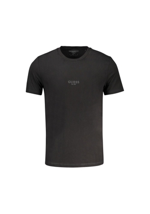 Guess Jeans Nero Cotton Men T-Shirt - XL