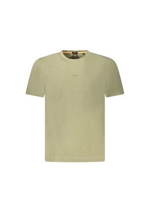 Hugo Boss Green Cotton Men TShirt - L