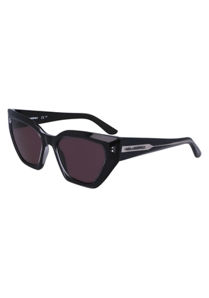 Karl Lagerfeld Black Injected Sunglasses