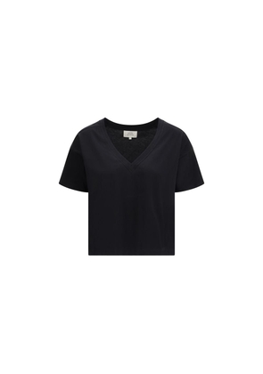 Loulou De Saison Black Cotton T-Shirt - L