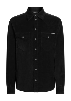 Dolce & Gabbana corduroy shirt - Black