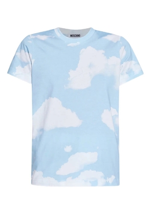 Moschino cloud-print T-shirt - Blue