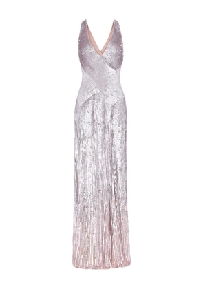 Jenny Packham Night Fever maxi dress - Purple
