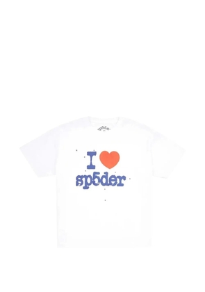 SP5DER heart graphic T-shirt - White