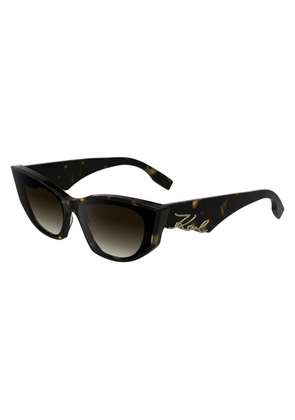 Karl Lagerfeld Black Acetate Sunglasses