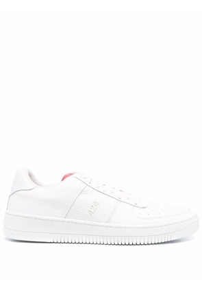 424 low-top leather sneakers - White