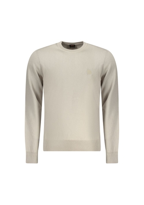Hugo Boss Beige Cotton Mens Sweater - S