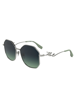 Karl Lagerfeld Gray Metal Sunglasses