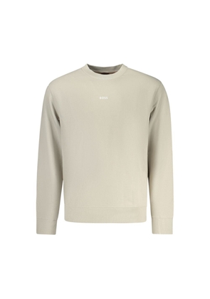 Hugo Boss Beige Cotton Mens Sweatshirt - S