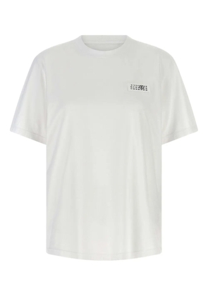 MM6 Maison Margiela logo.detail T-shirt - White