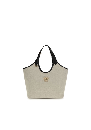 Versace Beige Cotton Shoulder Bag