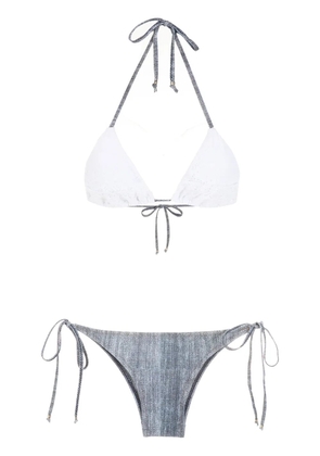 Amir Slama colour-block triangle bikini - Multicolour